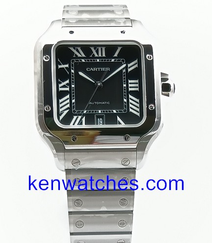 卡地亞 WSSA0096 Santos de Cartier Black Dial 2025 New Model